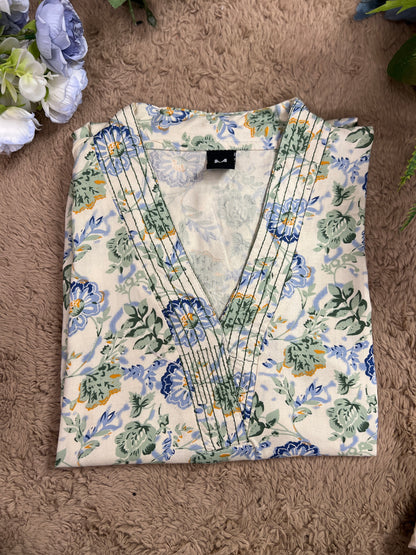 Printed Cotton Co-ord Set