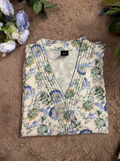 Printed Cotton Co-ord Set