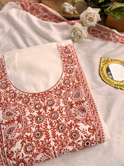 Chikankari-Inspired Cotton Set ✨