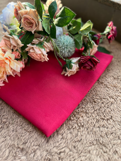 Fuchsia Chanderi Silk Suit with Banarasi Dupatta