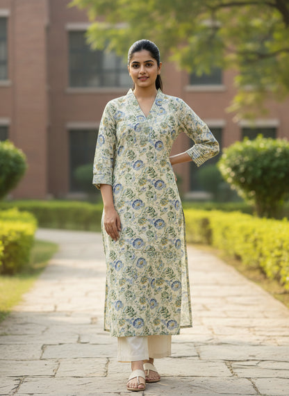 Printed Cotton Co-ord Set