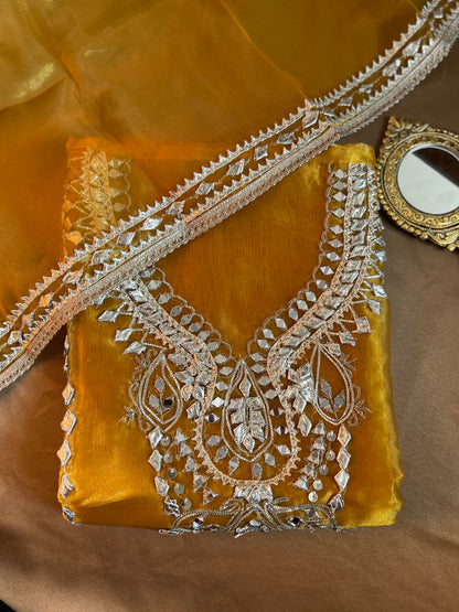 Radiance Redefined: Gota Patti on Luxe Shimmer Organza