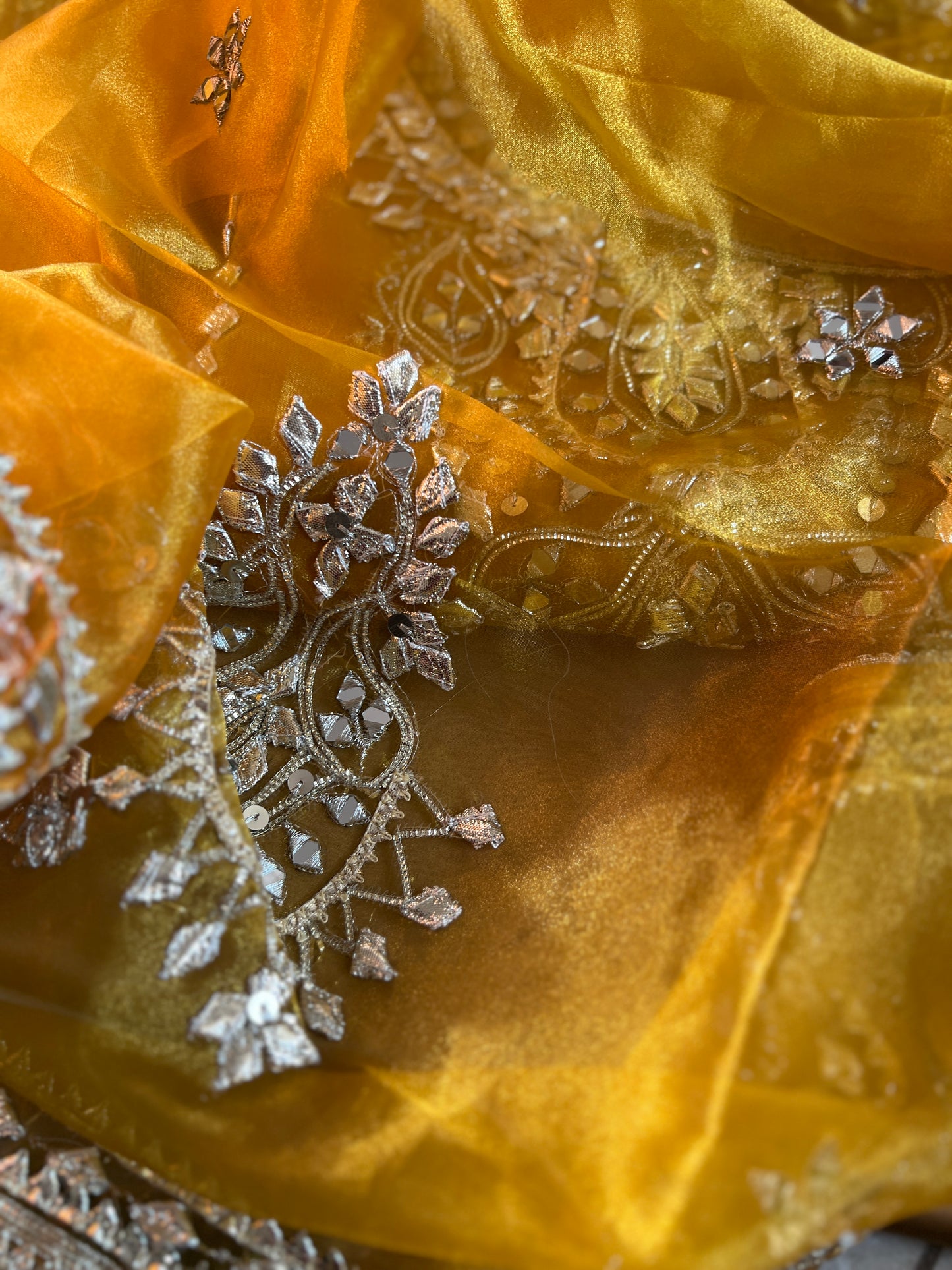 Radiance Redefined: Gota Patti on Luxe Shimmer Organza