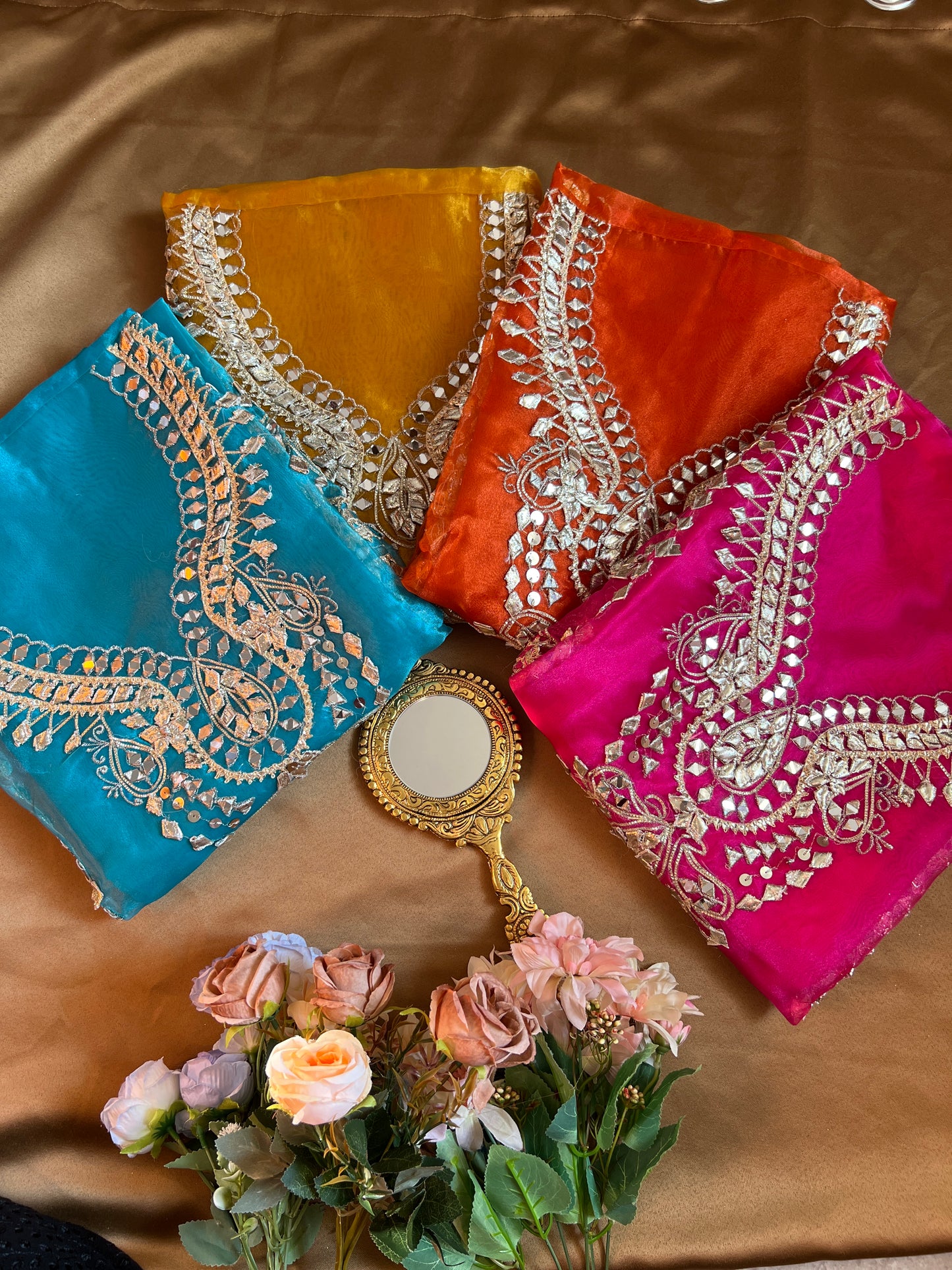 Radiance Redefined: Gota Patti on Luxe Shimmer Organza