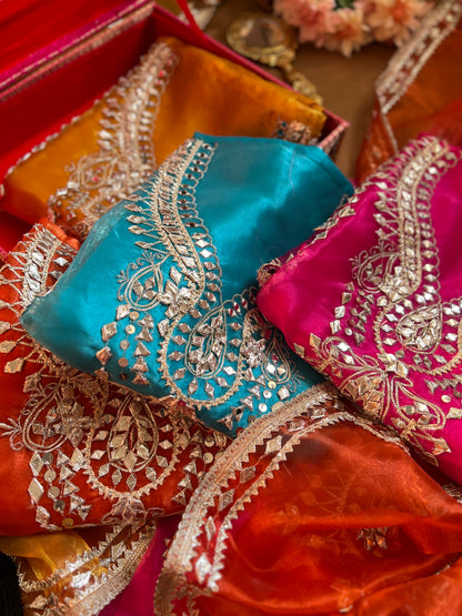 Radiance Redefined: Gota Patti on Luxe Shimmer Organza