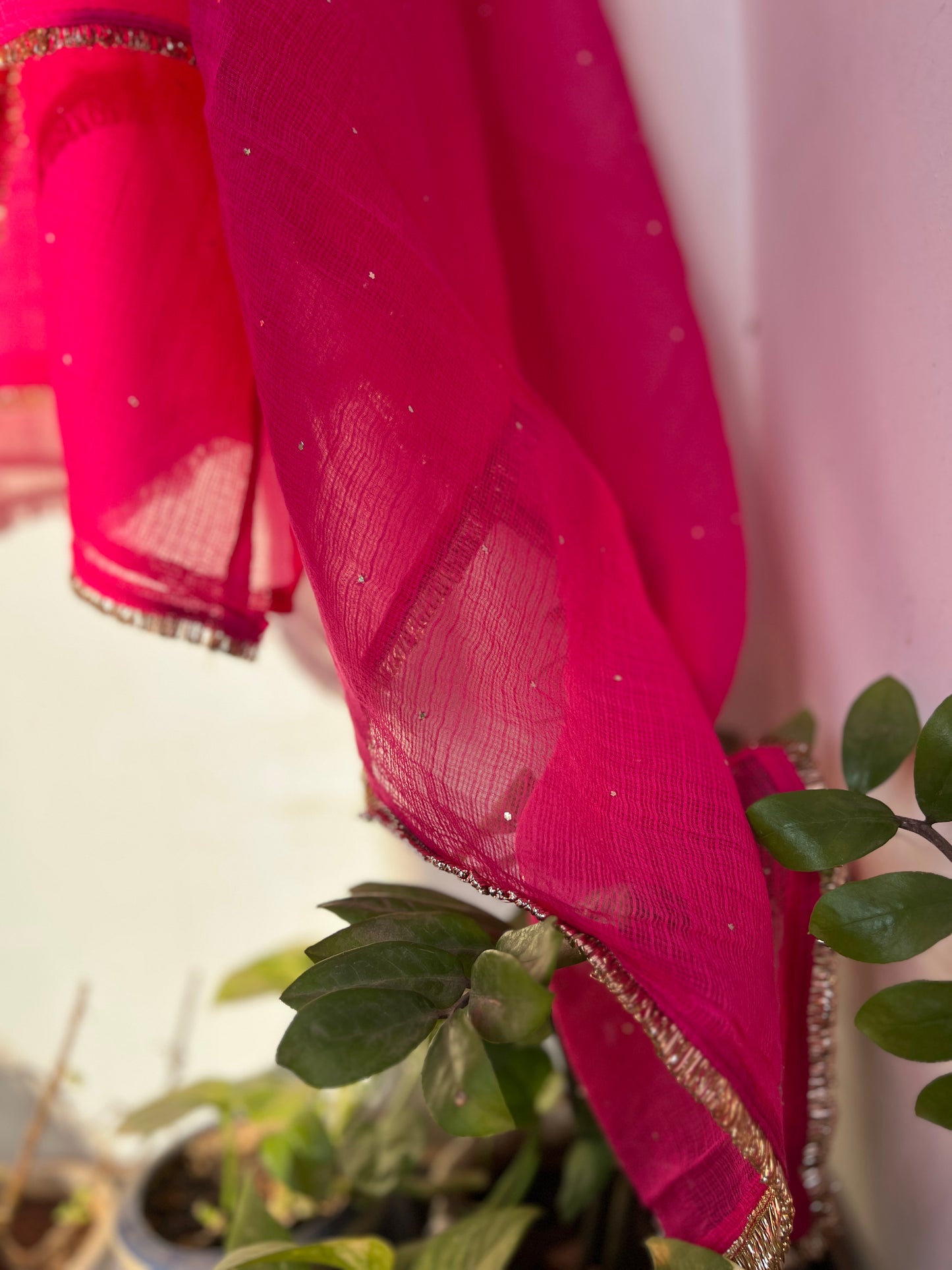 Kota Doriya Mukesh Work Unstitched Sui