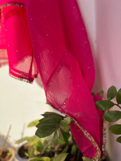 Kota Doriya Mukesh Work Unstitched Sui